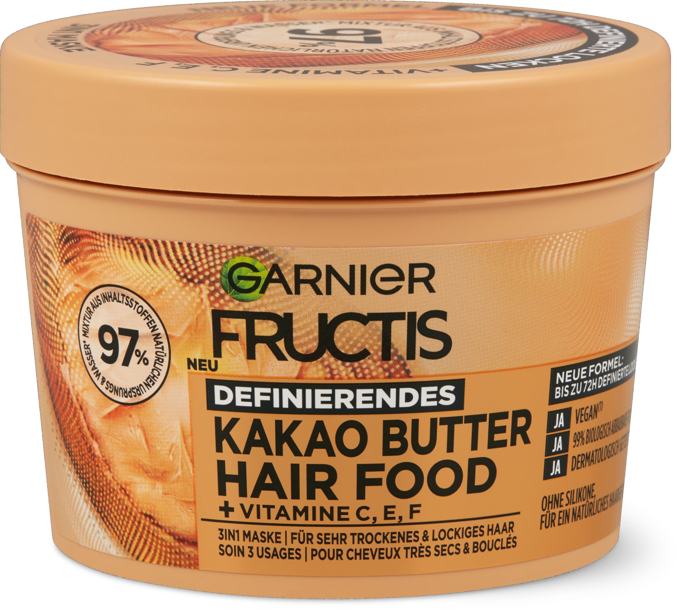 Kakao Butter  Maske sehr trockenes & lockiges Haar